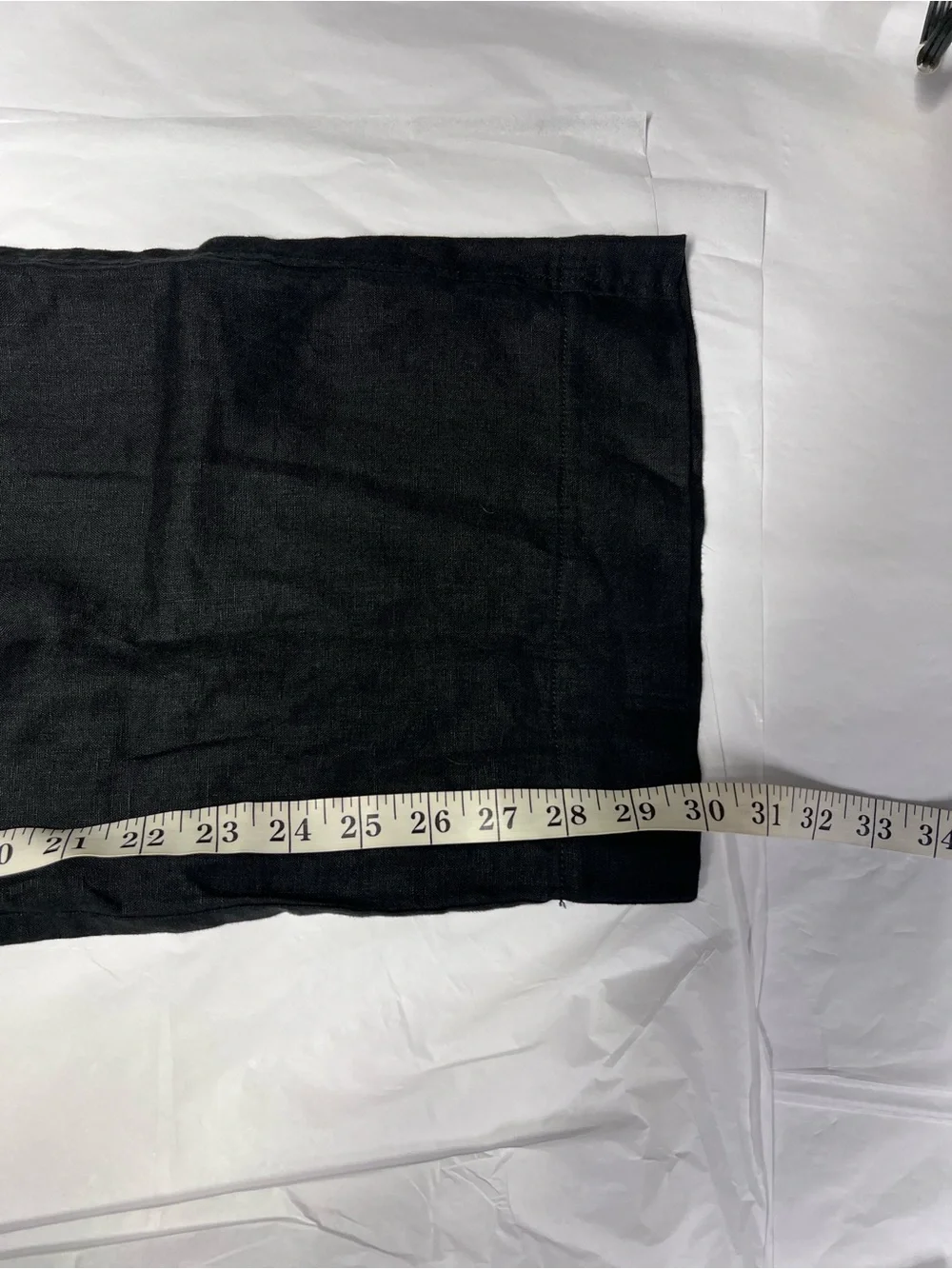 Everlane The Linen Way-High Drape Pant Black Wide Leg Classic Trousers Sz 6 NWT